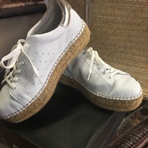Women’s White Pace Lace-up Espadrilles